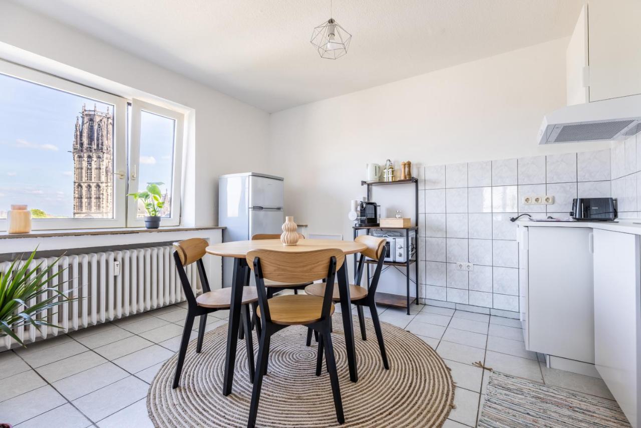 Stilvolles Apartment Inmitten Der Altstadt 뒤스부르크 외부 사진